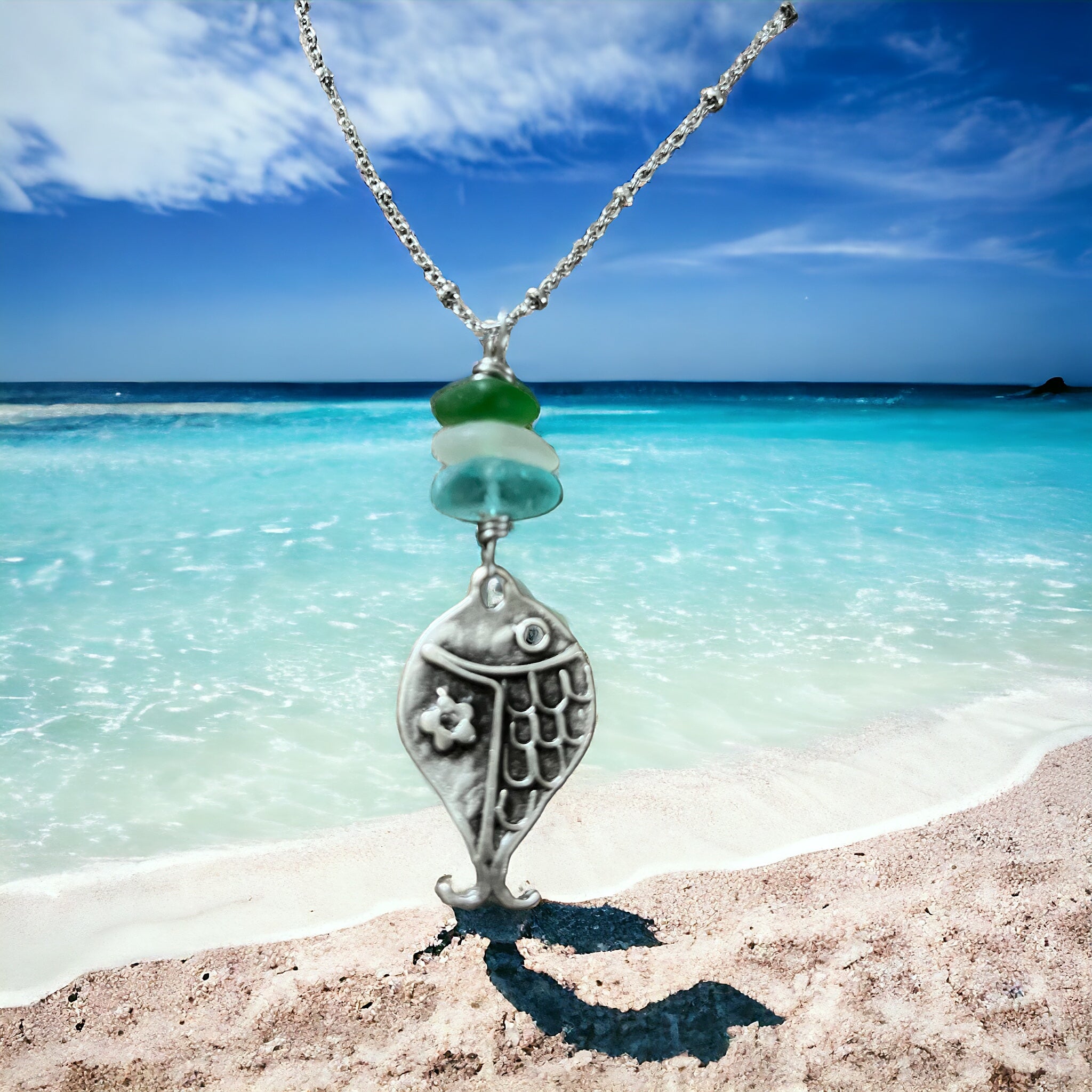 Lake erie beach glass jewelry deals