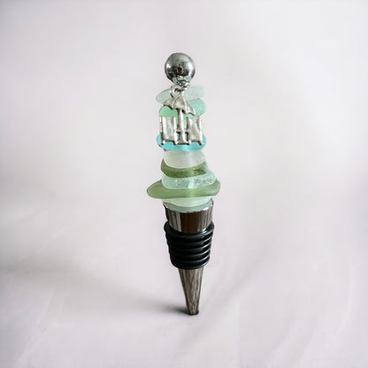 Wine Stopper With Beach Chair Charm