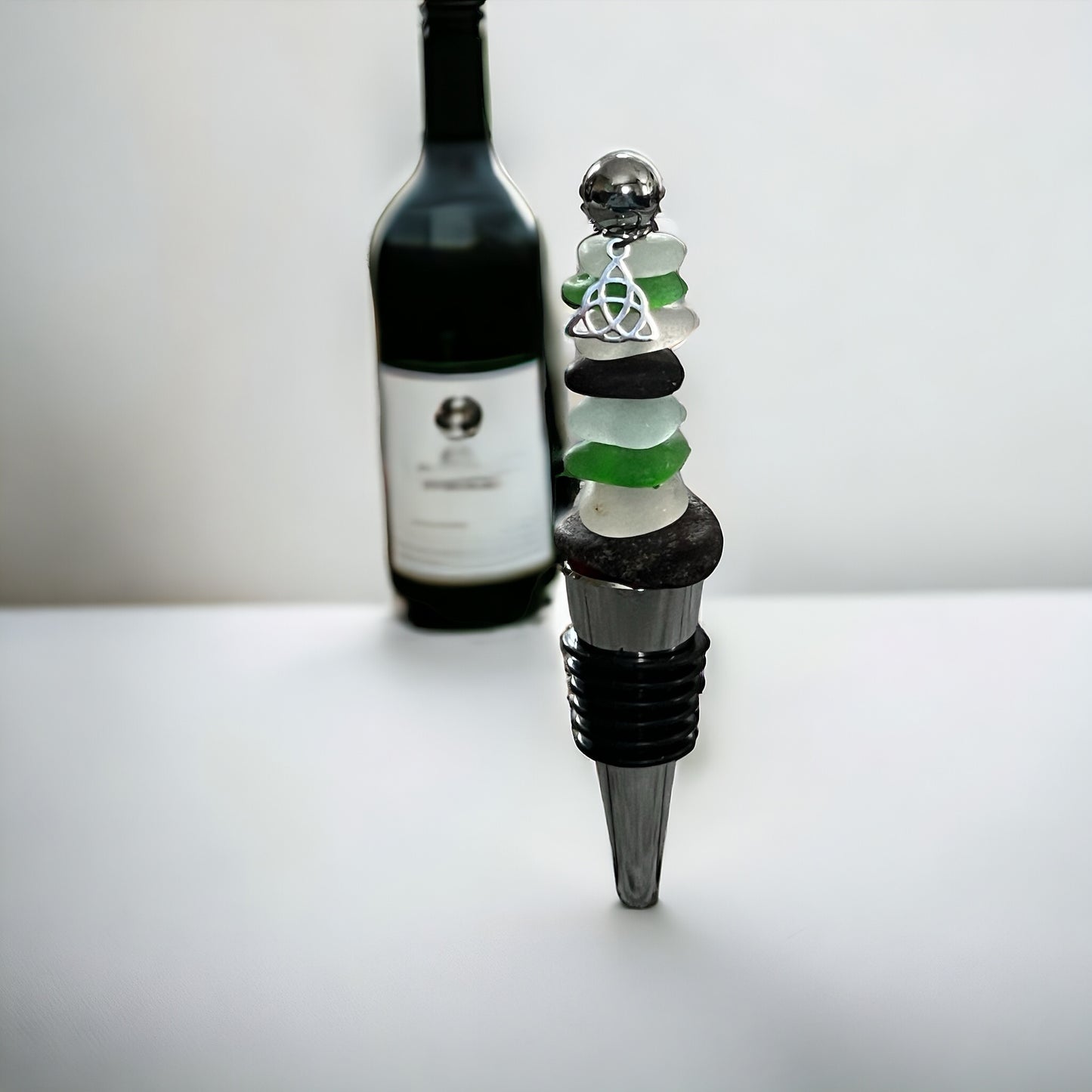 Wine Stopper With Celtic Charm