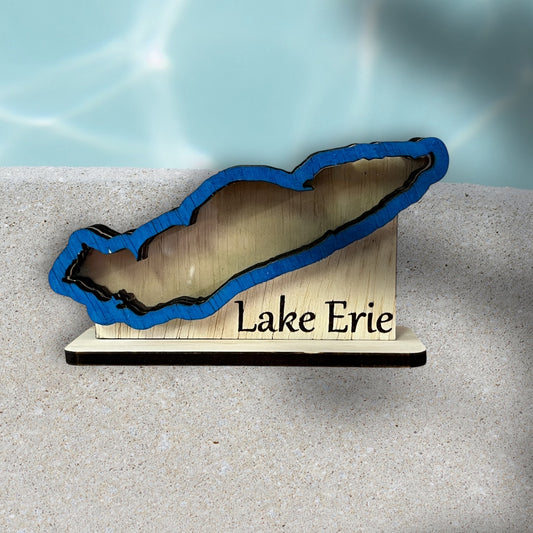 Lake Erie Beach Treasure Shadow Box